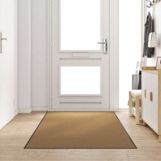 vidaXL Covoraș de intrare Cafea cu lapte și negru 120 x 250 cm