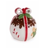 Borcan Craciun ceramica multicolora II &Oslash; 13,5 cm x 16 H
