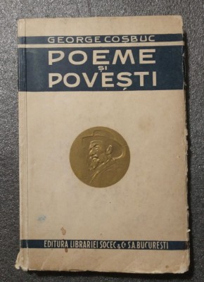 George Coșbuc - Poeme și povești (prima ediție publicată de Octav Minar; 1923) foto