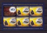 Cumpara ieftin RO 2015,LP 2069b, &quot;Inovatie/cercetare ICI 45 ani&quot; , mcoala 5M+V , MNH
