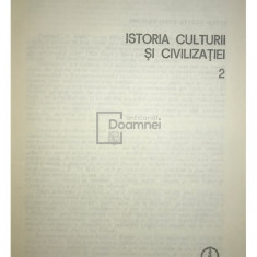 Ovidiu Drimba - Istoria culturii și civilizației - vol 2 (editia 1987)