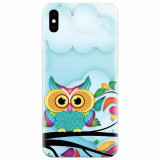 Husa silicon pentru Apple Iphone XS, Owl 102