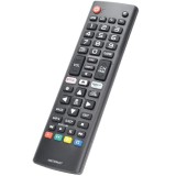 Telecomanda pentru LCD/LED, compatibila LG, AKB75095307, Smart cu Netflix si Amazon,, neagra