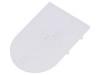 Obturator Lăptos pentru Profil LED, Set 20 Buc Plexiglass PMMA