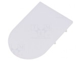 Obturator Lăptos pentru Profil LED, Set 20 Buc Plexiglass PMMA
