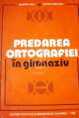 Predarea ortografiei in gimnaziu foto