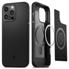 Husa pentru iPhone 14 Pro Max - Spigen Mag Armor - Matte Black foto