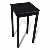 Masă de bar din MDF, negru, 55 x 55 x 107 cm