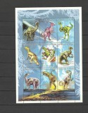 GUINEA 1998 ANIMALE PREISTORICE DINOZAURI COTA MICHEL 26 EURO, Nestampilat