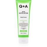 Q+A AHA Exfoliator exfoliant pentru corp Cu AHA Acizi 250 ml