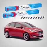 Cumpara ieftin Ștergătoare Ford Grand C-Max Gen II MPV 2015-prezent | Set Față Flat Premium &ndash; TeamCar&reg;