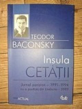 Insula cetatii Jurnal parizian- Teodor Baconsky