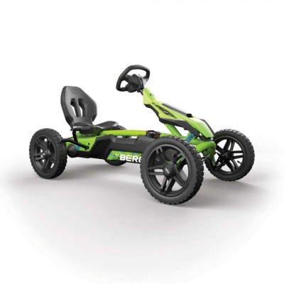 Kart cu pedale pentru copii Berg Toys Rally DRT Verde, scaun ajustabil si sistem BFR foto