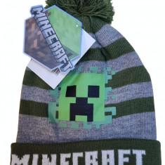 Caciula Minecraft, Creeper Logo, 5-12 ani, Produs ORIGINAL !!