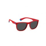 Polaroid Kids PLD8049/S 4E3/M9 Ochelari de Soare Polarizați pentru Copii cu Ramă Roșie și Albastră și Lentile Gri 49-S