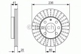Disc frana DAEWOO CIELO limuzina (KLETN) (1995 - 2008) BOSCH 0 986 479 840