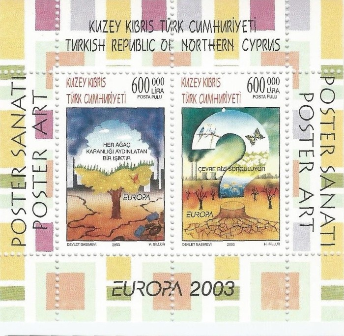 |Cipru, zona turceasca, Europa CEPT, bloc, 2005