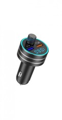 Modulator FM ZTB-C1S bluetooth, USB si incarcare rapida 3.1 A