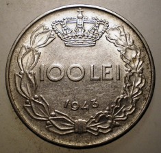 1.124 ROMANIA WWII MIHAI I 100 LEI 1943