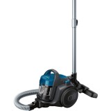 Aspirator fara sac 3A BGS05A220, 700 W, 1.5 l, filtru igienic PureAir, Easy Clean, negru/albastru, Bosch