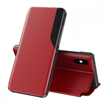 Husa pentru iPhone XS Max, Techsuit eFold Series, Red foto