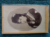 Fotografie , anii 1870 ,atelier celebru Jean Tiedge de Pesth .Comunitatea Aromanilor . Distinsa domna .de colectie .
