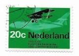 Olanda - Aviatie, 1968 - 20 C, obliterat