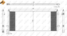 NRF 35891 EASY FIT Condensator, climatizare