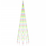 Cumpara ieftin Brad de Craciun pe catarg, 310 LED-uri, multicolor, 300 cm