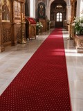 Cumpara ieftin Traversa Bisericeasca Lotos 60 x 200 cm Grena Antialergica Polipropilena 0.6m