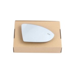 Geam oglinda VW Golf 7 (5K), 10.2012-, View Max, partea dreapta, incalzit; sticla convexa; geam cromat; cu functie de unghi mort