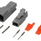 Conector cablu-cablu 2 pini IP67