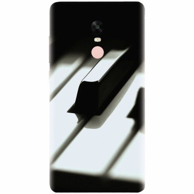 Husa silicon pentru Xiaomi Redmi Note 4, Piano Key Close Up Macro foto