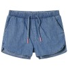 Pantaloni scurți pentru copii, albastru denim, 116 10891, vidaXL
