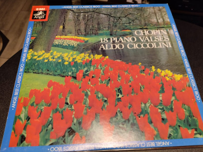 Vinil &amp;quot;Japan Press&amp;quot; CHOPIN -18 Piano Valses -Aldo Cioccolini (-VG) foto