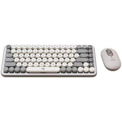 LOGITECH POP ICON COMBO - OFF WHITE - US INTL - BT - INTNL-973 &amp;quot;920-013141&amp;quot; (timbru verde 0.8 lei) foto
