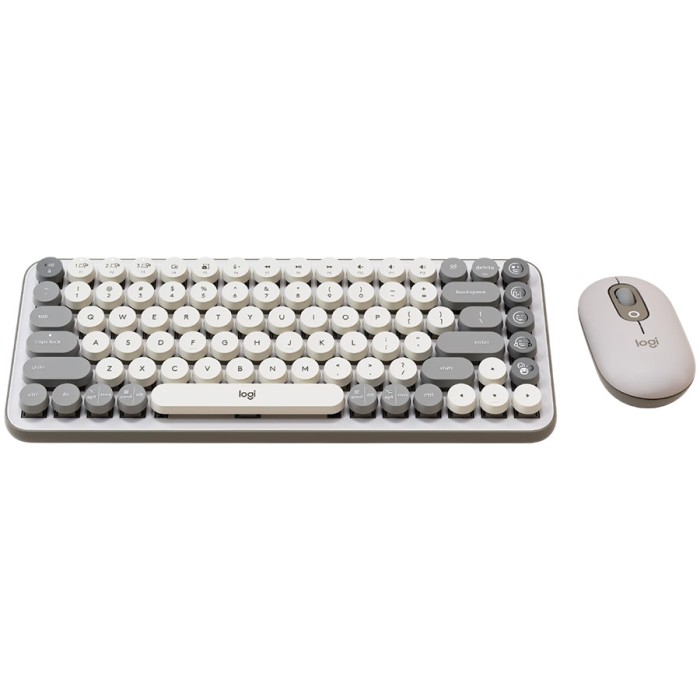 LOGITECH POP ICON COMBO - OFF WHITE - US INTL - BT - INTNL-973 &quot;920-013141&quot; (timbru verde 0.8 lei)
