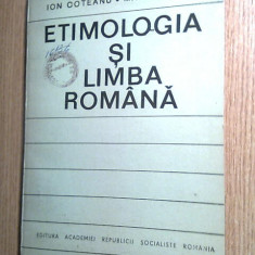 Etimologia si limba romana: Principii-probleme - Ion Coteanu; Marius Sala (1987)