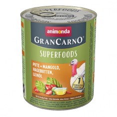 Animonda GranCarno Superfoods - curcan + radacini de plante 800 g foto