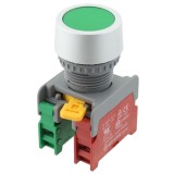 Intrerupator actionat prin apasare, 22mm, seria PBF22, IP65, AUSPICIOUS, PBF22-1O/C G, T232385