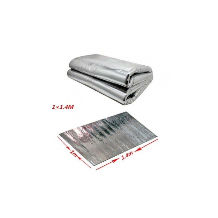 Insonorizant auto cu aluminiu, adeziv, grosime 6mm , 1.4m x 1m Cod: 025-6