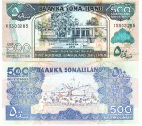 Somaliland 500 Shilingi 2011 P-6f UNC Bancnota, Africa