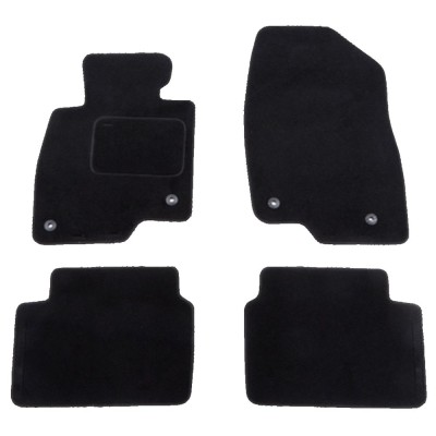 Set covorase auto mocheta Velor MAZDA 3 (BM), 06.2013-05.2019, negru, foto