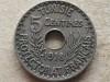 TUNISIA-5 CENTIMES 1918, Africa, Nichel