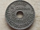 TUNISIA-5 CENTIMES 1918