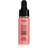 Oriflame The One IlluSkin blush cu efect iluminator 2 in 1 culoare Soft Pink 15 ml