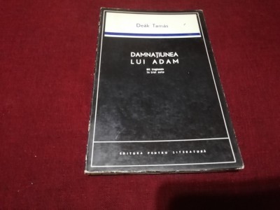 DEAK TAMAS - DAMNATIUNEA LUI ADAM foto