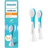 Rezerva periuta de dinti Philips Sonicare pentru copii HX6032/90, +3 ani, 2 buc