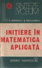 Initiere in matematica aplicata foto