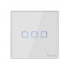 Intrerupator Smart Touch WiFi + RF 433 Sonoff T2 EU TX, 3 canale